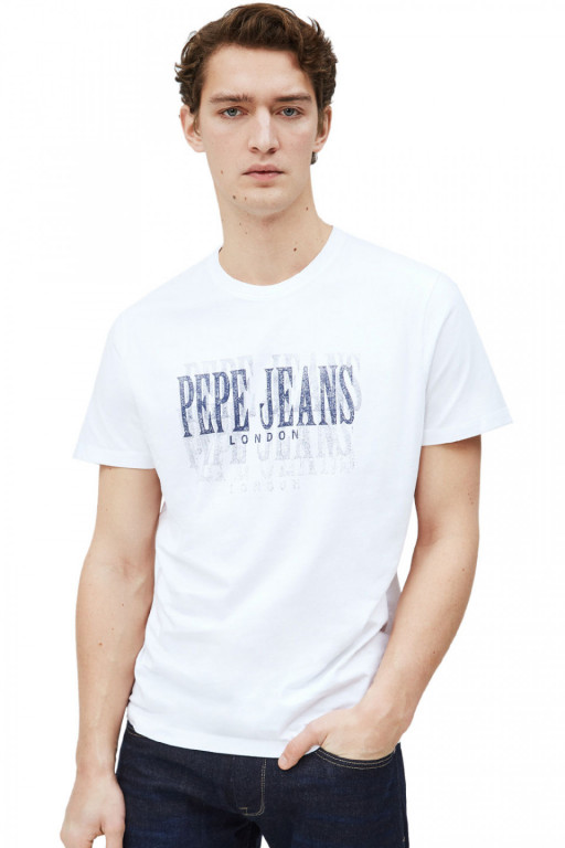 Pepe Jeans pánské bílé tričko Snow č.1