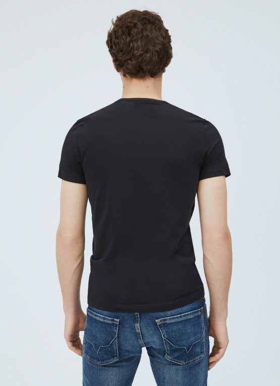 Pepe Jeans pánské černé tričko ORIGINAL BASIC č.2