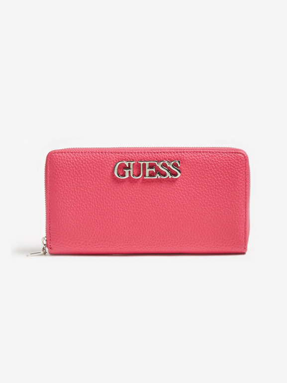 GUESS dámská růžová peněženka UPTOWN CHIC č.1
