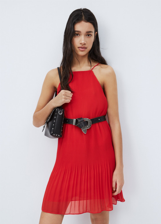 Pepe Jeans dámské červené šaty MINE č.3