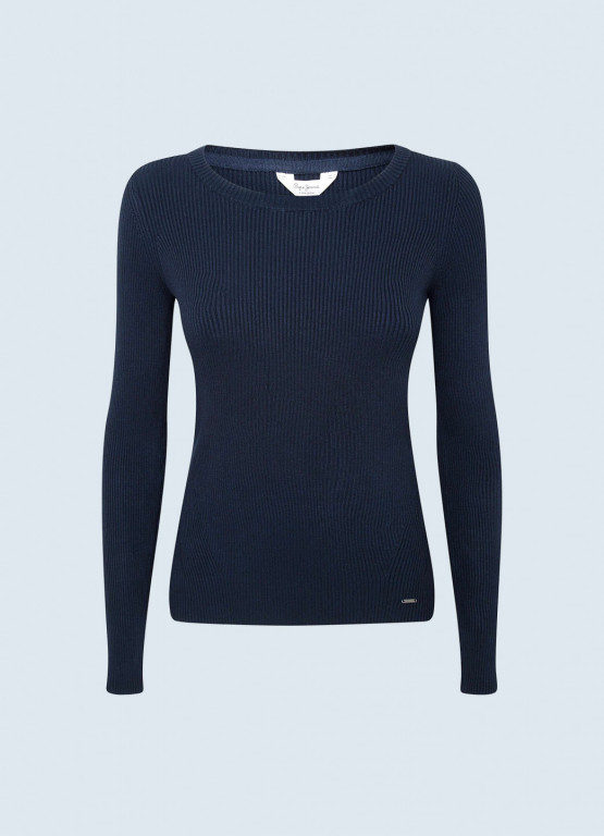 Pepe Jeans dámský tmavě modrý svetr CLAIRE č.1