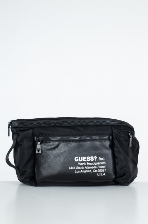 GUESS pánská černá ledvinka MASSA SMART č.2