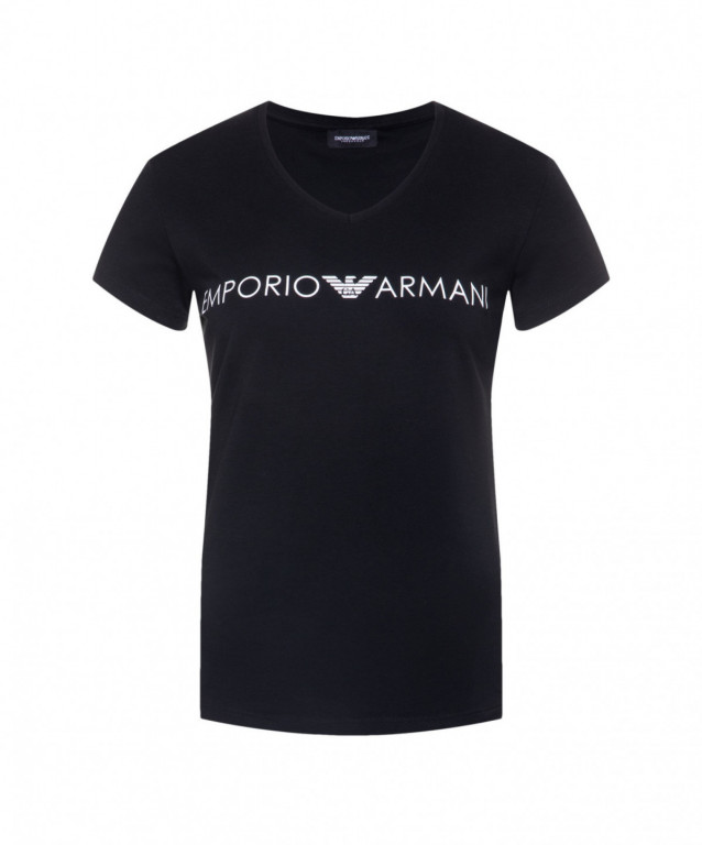Emporio Armani dámské černé tričko č.1
