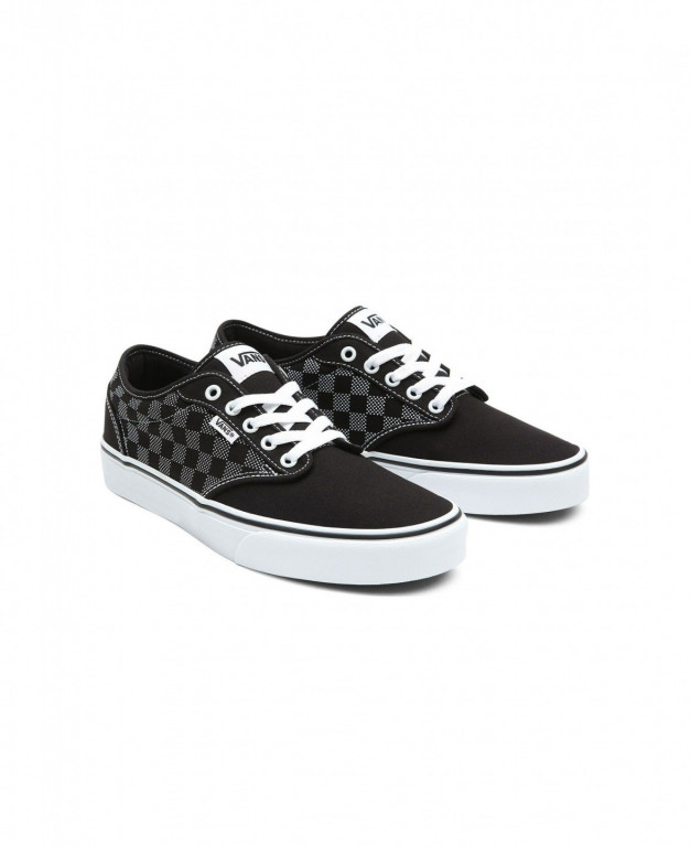 VANS pánské černé kostkované tenisky ATWOOD CHECKER DOT č.1