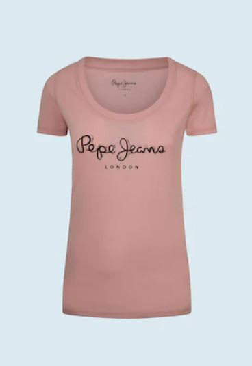 Pepe Jeans dámské růžové tričko Pam č.1