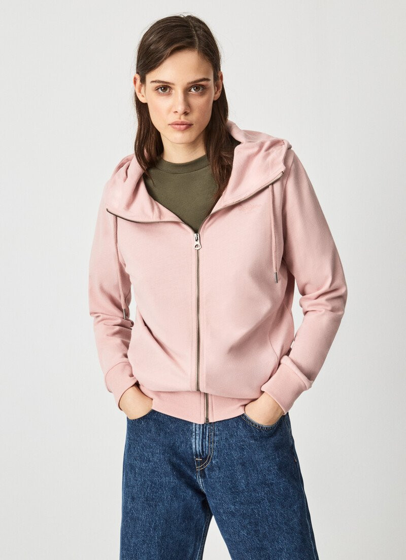 Pepe Jeans Pepe Jeans dámská světle růžová mikina ANNE