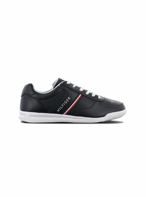 Tommy Hilfiger pánské tmavě modré kožené tenisky č.1