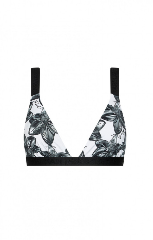 Karl Lagerfeld dámský bílý bikiny top ORCHID č.1