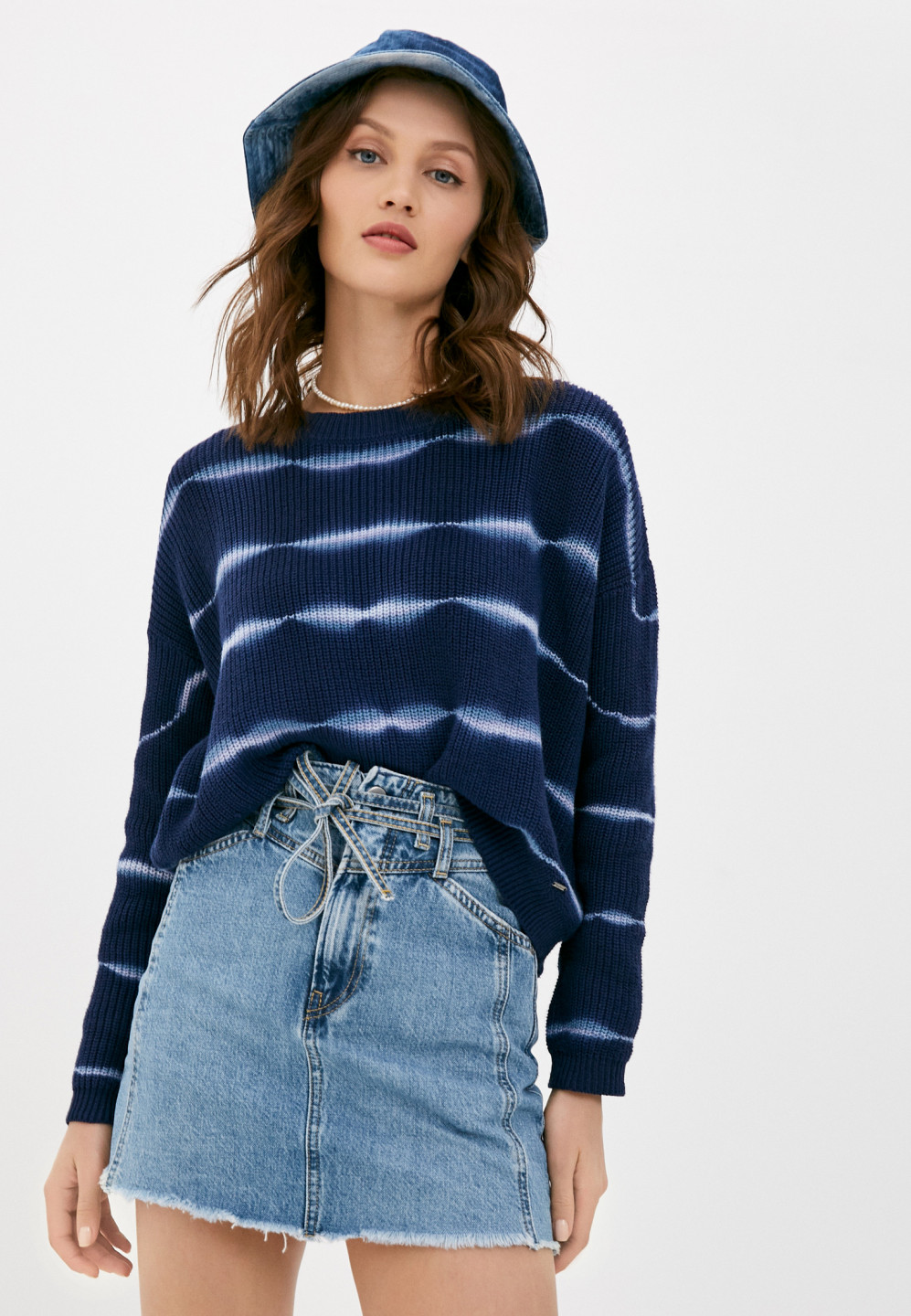 Pepe Jeans Pepe Jeans dámský modrý svetr OLGA