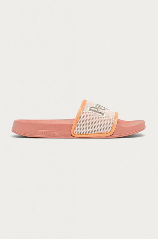 Pepe Jeans dámské korálové pantofle SLIDER MESH č.2