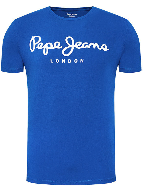 Pepe Jeans pánské modré tričko ORIGINAL STRETCH č.3
