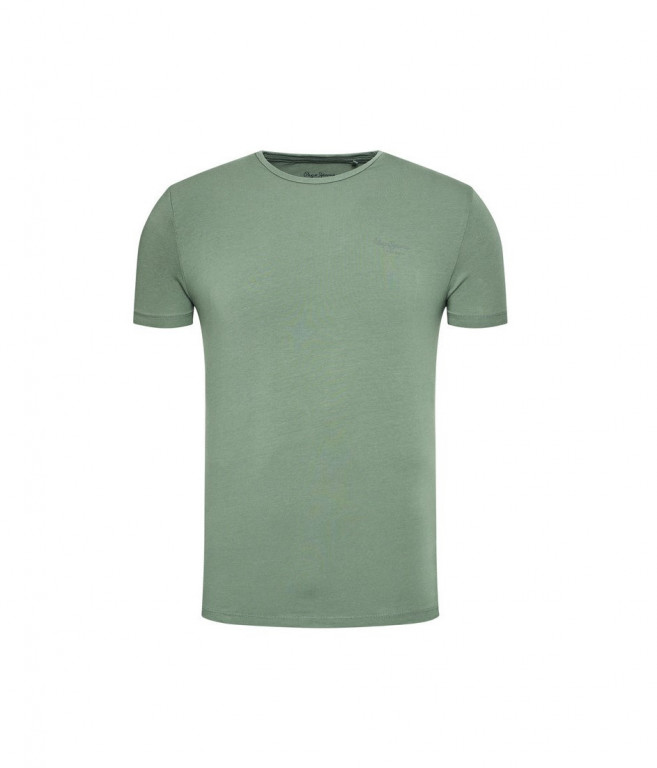 Pepe Jeans pánské khaki tričko ORIGINAL BASIC č.1