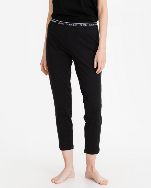 Calvin Klein dámské černé kalhoty na spaní SLEEP PANT č.1