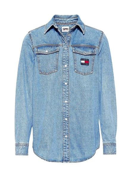 Tommy Jeans dámská džínová košile TJW RLX DENIM SHIRT č.1