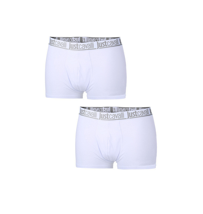 Just Cavalli pánské bílé boxerky 2 ks č.1