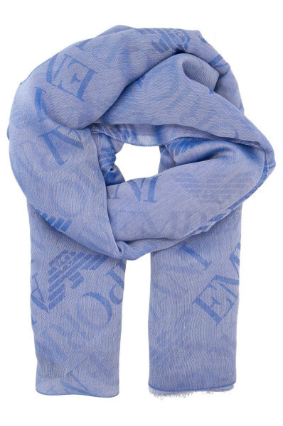 Emporio Armani dámský modrý šátek č.1