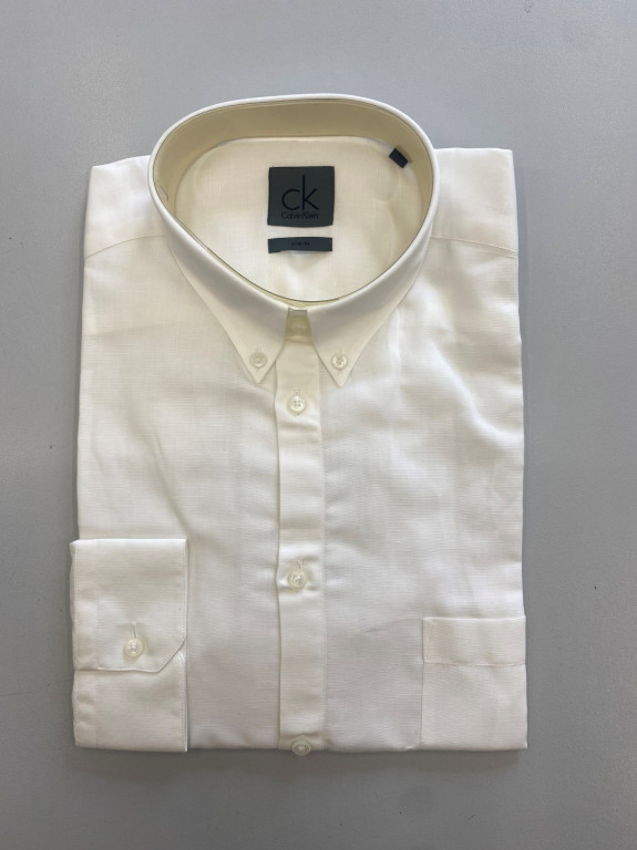 Calvin Klein pánská bílá košile č.1